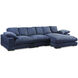Plunge Blue Sectional, Large